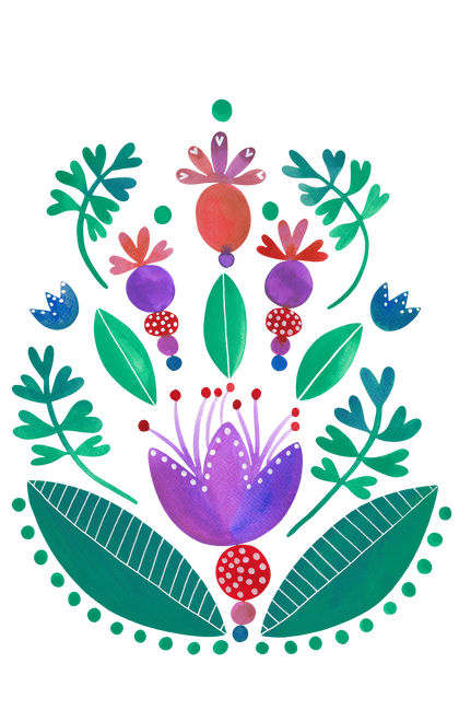 Balancing Flowers - Floral Symmetry