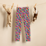 Color Pieces Pattern - All-Over Print Kid's Leggings