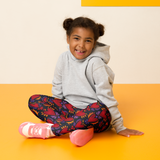 Flaming Heart Pattern - All-Over Print Kid's Leggings