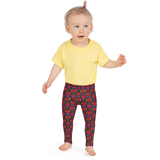 Flaming Heart Pattern - All-Over Print Kid's Leggings