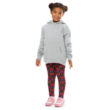 Flaming Heart Pattern - All-Over Print Kid's Leggings