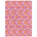 Geo Florals Pink - Throw Blanket