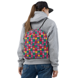 Color Pieces Pattern - All-Over Print Drawstring bag