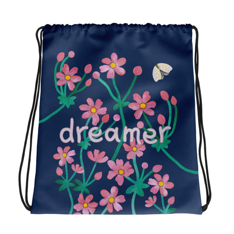 Dreamer - All-Over Print Drawstring Bag