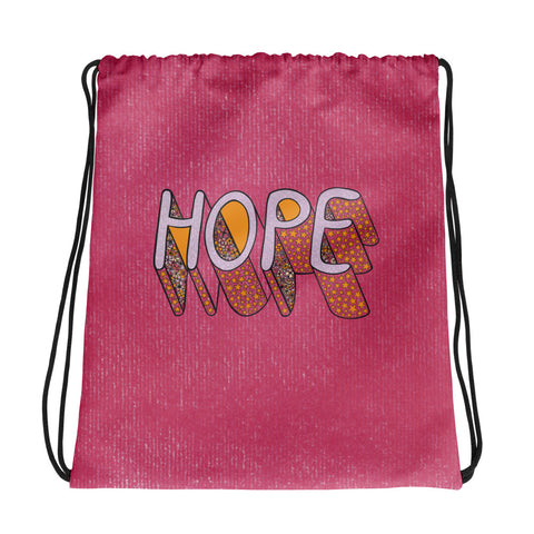 Hope - All-Over Print Drawstring Bag