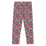 Color Pieces Pattern - All-Over Print Kid's Leggings
