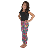 Color Pieces Pattern - All-Over Print Kid's Leggings