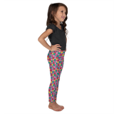 Color Pieces Pattern - All-Over Print Kid's Leggings