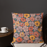 Retro Bloom - Premium Pillow