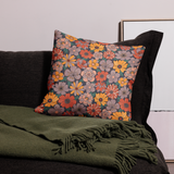 Retro Bloom - Premium Pillow
