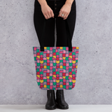 Color Pieces Pattern - All-Over Print Tote Bag