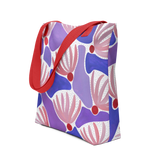 Pink Flowers - All-Over Print Tote Bag