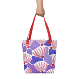Pink Flowers - All-Over Print Tote Bag