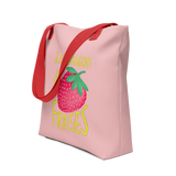 La Saison des Fraises - All-Over Print Tote Bag