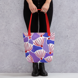 Pink Flowers - All-Over Print Tote Bag