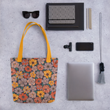 Retro Bloom - All-Over Print Tote bag