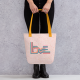 Love Stripes Bright - All-Over Print Tote Bag
