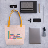 Love Stripes Bright - All-Over Print Tote Bag