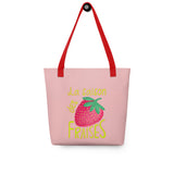 La Saison des Fraises - All-Over Print Tote Bag