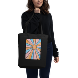 Retro Rainbow Sun - Eco Tote Bag