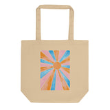 Retro Rainbow Sun - Eco Tote Bag