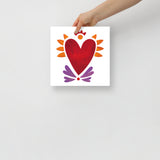 Flaming Heart - Poster