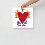 Flaming Heart - Poster