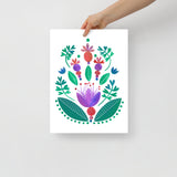 Balancing Flowers - Poster