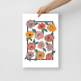 Retro Bloom - Poster