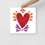 Flaming Heart - Poster