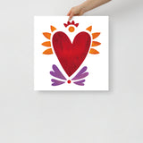 Flaming Heart - Poster