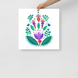Balancing Flowers - Poster