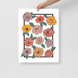 Retro Bloom - Poster