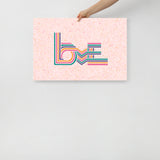 Love Stripes Bright - Poster