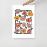 Retro Bloom - Poster