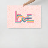 Love Stripes Bright - Poster