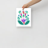Balancing Flowers - Poster