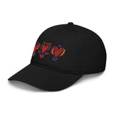 Triple Burning Heart - Organic Baseball Hat