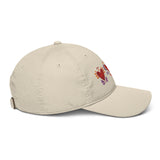 Triple Burning Heart - Organic Baseball Hat