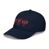Triple Burning Heart - Organic Baseball Hat