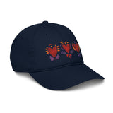 Triple Burning Heart - Organic Baseball Hat