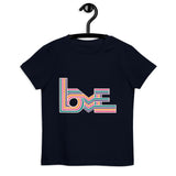 Love Stripes Bright - Kid's Organic Cotton T-Shirt