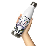 Scandinavian Folkart - Stainless Steel Water Bottle