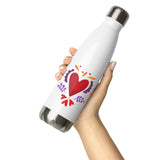 Tripple Burning Heart - Stainless Steel Water Bottle