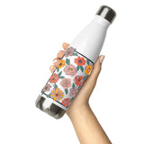 Retro Bloom - Stainless Steel Water Bottle
