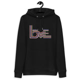 Love Stripes Pastel - Unisex Eco Hoodie