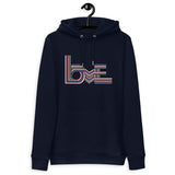 Love Stripes Pastel - Unisex Eco Hoodie