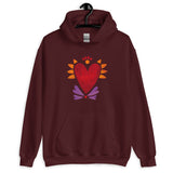 Flaming Heart - Unisex Hoodie