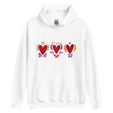 Tripple Burning Heart - Unisex Hoodie
