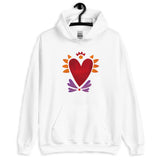 Flaming Heart - Unisex Hoodie
